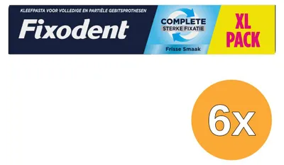 Produktbild von 6x Fixodent Haftpaste Complete Original/Fresh (70 g)