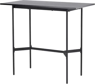 Productafbeelding van FURNLUX Vrijstaande plankenrek, kleur zwart, 60 cm / Hoofdkleur: zwart / Afmetingen: 60 x 120 x 105 cm