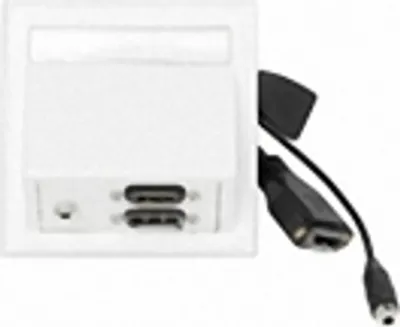 Produktbild von Vivolink WI221292, HDMI + DisplayPort + 3.5mm, Weiß, 10 g, 20 g