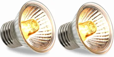 Produktbild von Terrariumlampe 25 W, E27, dimmbar, UVA UVB, für Reptilien, 2er Set