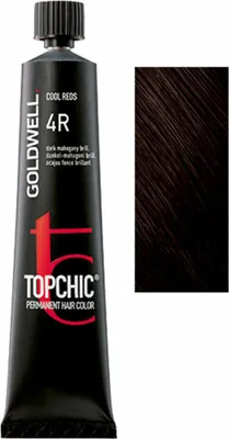 Produktbild von Goldwell Topchic The Reds, Mahagoni, 4R, Dark Mahogany Brilliant, Unisex, 60 ml, Alle Haare