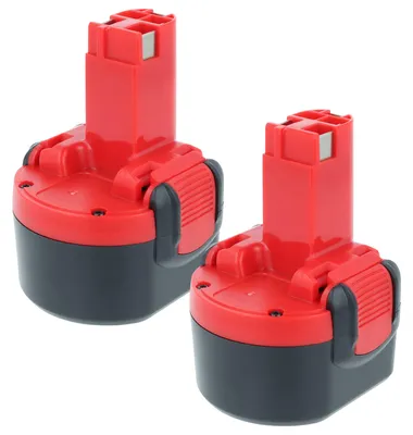 Produktbild von vhbw 2x Akku Ersatz für Bosch BPT1041, BH984, BAT119 für Werkzeug (3300 mAh, NiMH, 9,6 V)