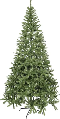 Image de Arbre de Noël artificiel, design élancé, 210 cm de hauteur, avec 399 branches, idéal pour la décoration de Noël