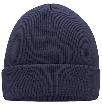 Produktbild von Myrtle Beach MB7500 | Knitted Cap / Doppelt gestrickt - Farbe: Dark Navy - Größe: One Size