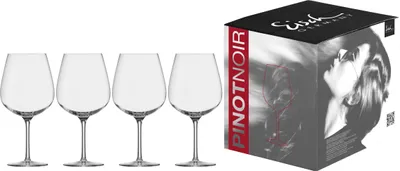 Produktbild von Eisch Burgunderglas 4er Set Vinezza, Rotweinglas, Kristallglas, 735 ml, 25505010