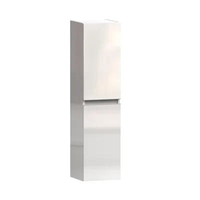 Produktbild von Badschrank MITO - Weiß Hochglanz - 30x120x30 cm - hängend Badmöbel Badezimmer Badezimmermöbel