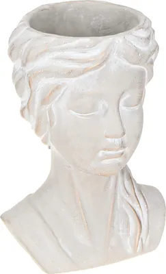 Produktbild von Pflanztopf Frauenbüste Keramik Vintage Deko 20cm