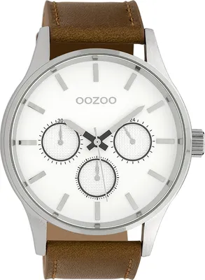 Immagine prodotto di Oozoo orologio da polso in pelle marrone Orologi da uomo analogici al quarzo UOC10045