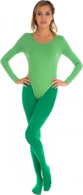 Produktbild von Damen Grüner Langarm Body Größe 40-44