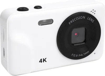 Zdjęcie produktu dla aparat cyfrowy 1080P 48 MP z autofokusem i 5-krotnym zoomem 2,0-calowy wyświetlacz do fotografii podróżniczej Biały