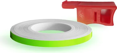 Produktbild von Wheel Stripes für Motorrad Felgen Grün Fluo 5 mm x 6 mt mit Applikator