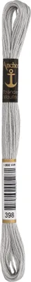 Produktbild von Anchor Sticktwist 4635000-00398 grau Stickgarn, 100 % Baumwolle