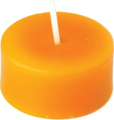 Teelichter, 100% reines Bienenwachs, KERZENFARM HAHN, H18 x Ø40 mm, Brenndauer ca. 3,5h, 42 Stück