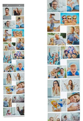 Productafbeelding van Fotogordijn met 20 vakken voor foto's in liggend - 10 x 15 cm - Fotolijst (1 fotogordijn)