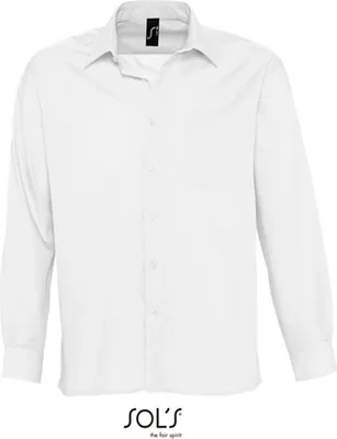 Image de SOL'S Popeline-Shirt Baltimore Manches longues
