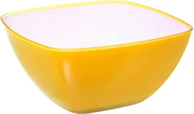 Produktbild von 5 five simply smart - Salatschüssel d14cm "square" senfgelb