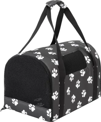 Obrázok produktu pre Prepravný box "TUBE" ( 31x49x31 cm ) pre psy a mačky - skladací, robustný, s vetraním a taškou | Doggy