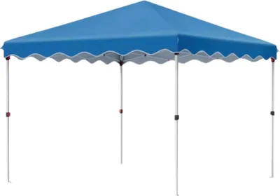 Obrázok produktu pre Valora Gazebo Pop-up Paviljoen - 3x3?m - Vodotesný a UV 50+ - Vrátane vreciek na stan a tašky na prenášanie - Modrý - Na záhradu, terasu a vonkajšie podujatia