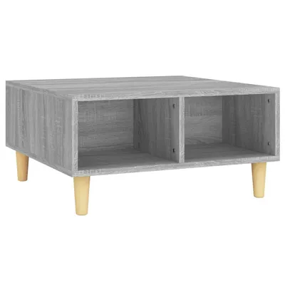 Obrázek produktu pro vidaXL Konferenční stolek Grey Sonoma 60x60x30 cm Dřevěný materiál