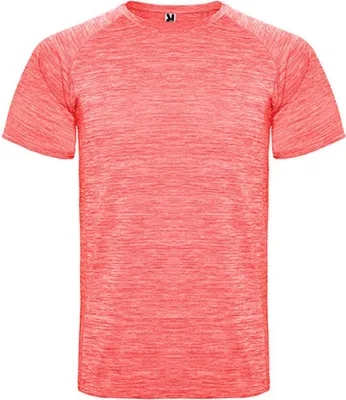 Immagine prodotto di Roly Sport CA6654 | Maglietta Austin da uomo da S a XXL - Colore: Heather Fluor Coral 244 - Taglia: L