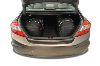 Produktbild von Honda Civic Limousine 2012-2017 Kofferraumtaschen Set 4 Stk
