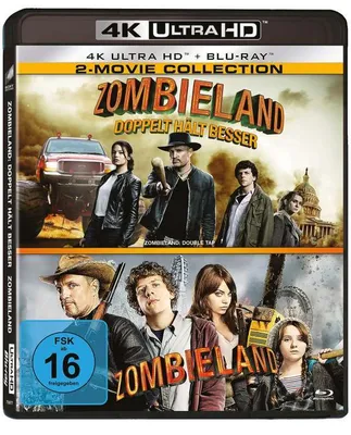 Obrázok produktu pre PLAION 1129953, Film, Blu-ray, Nemčina, Angličtina, 275 min, Zombieland 1 & 2, Horor