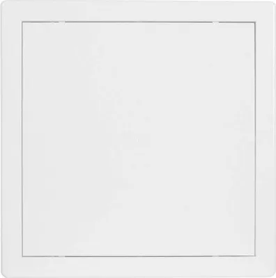 A white square access panel with a thin border.