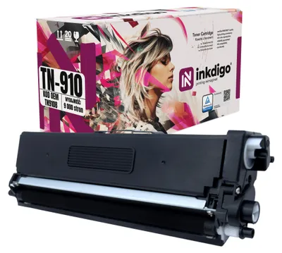Produktbild von Inkdigo Toner TN910BK für Brother HL-L9310CDW, HL-L9310CDWT, HL-L9310CDWTT, MFC-L9570CDW – Schwarz, 9000 Seiten,