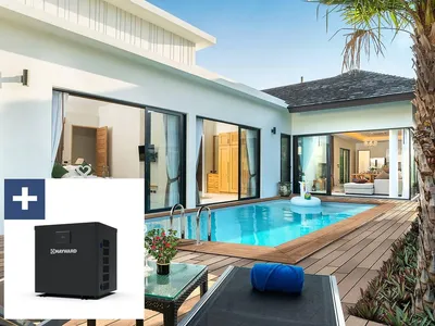 Produktbild von Pool Rechteckig " Aruba 140"- 5.00 x 3.00 x 1.38 m + Wärmepumpe 3.5 kw/h