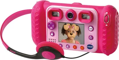 Produktbild von VTech - Kidizoom DUO DX Kinder-Digitalkamera für Kinder, Fotos, Videos, Filter, Musik, Spiele, USB, Pink (3480-520057) VTECH Altersbereich: +3 Jahre alt