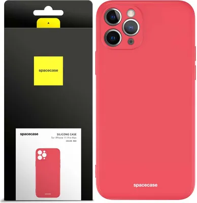 Produktbild von Spacecase Silikonhülle iPhone 11 Pro Max rot