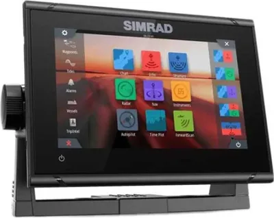 Produktbild von Simrad Go7 Xsr Row Hdi Plotter Mit Transducer Schwarz  Schwarz One Size