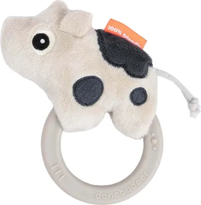 Produktbild von Done by Deer Rassel und Beißring Dotti beige sensorisches Babyspielzeug