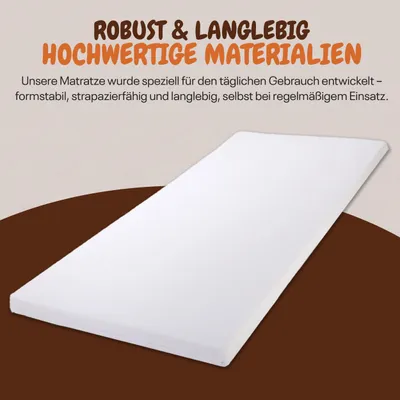 Produktbild von Kindermatratze | klappbare Kindermatratze | Kinder Rollmatratze | Reisebett-Schaumstoffmatratze 70x140 | Kinderbettmatratze mit Mikrofaserbezug