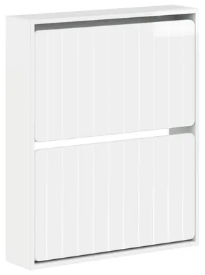Productafbeelding van vidaXL Wandgemonteerde schoenenkast ZWOLLE, 71 x 17 x 86 cm
