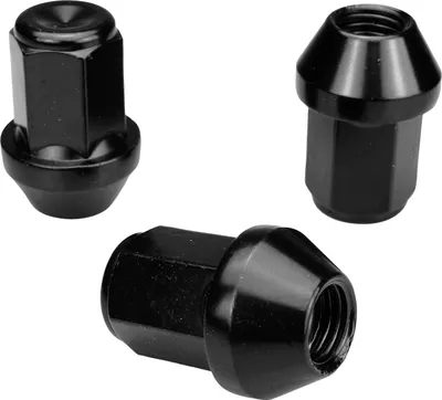 Produktbild von 20 Radmutter SCHWARZ M12x1,5x34 SW19 Kegelbund 60° Alu Stahl Felgen Reifenzubehör
