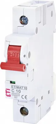 Obrázok produktu pre Istič ETI C10/1 10kA ETIMAT COLOUR