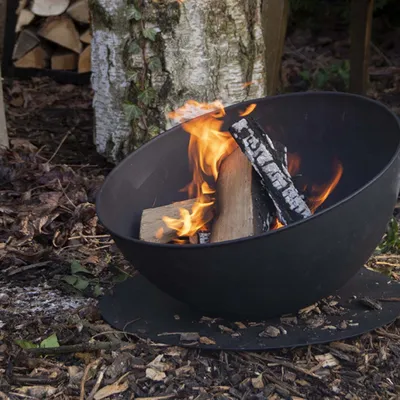 Produktbild von Esschert Design FF513, Freistehende Feuerstelle, offen, Brennholz, Schwarz, Draußen, Rund