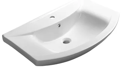 Produktbild von ZERO Keramik-Waschtisch 75x48,5cm, weiss