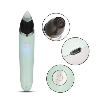 Obrázok produktu pre Elektrická odsávačka nosa pre bábätká, odsávačka hlienu s 5 úrovňami sania, jemná USB odsávačka nosa, silikónové nástavce pre deti – Aspirator