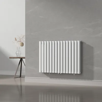 Produktbild von Röhrenheizkörper 'Nore' Weiß 60x90cm Doppellagig 1180W