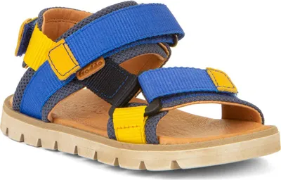 Produktbild von Froddo Kekko Sandalen für Jungen, Blau, Naturleder, Klettverschluss, Gr. EU 29