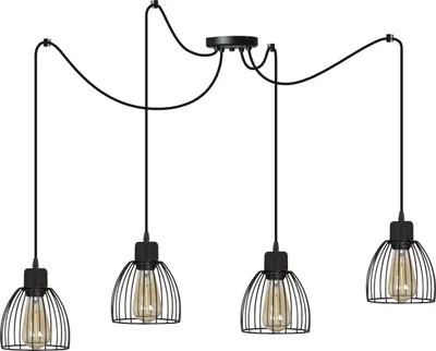 Obrázok produktu pre Loft Industrielle pavúčia lampa na zavesenie v rôznych farbách