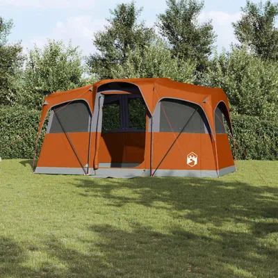 Produktbild von "im  " Familienzelt mit Dach Orange und Orange 435x255x216 cm - Campingzelte CC18501