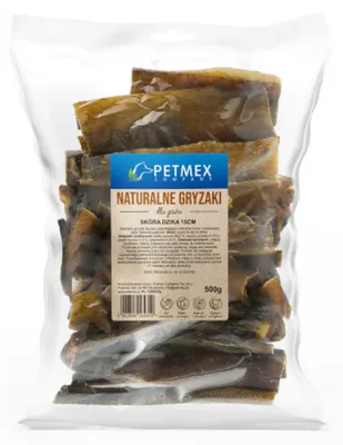 Zdjęcie produktu dla PETMEX Skóra Dzika 15cm - 500g