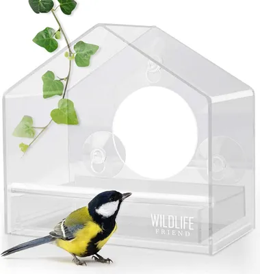 Produktbild von WILDLIFE FRIEND I Fenster-Futterhaus für Wildvögel - Transparent -