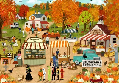 Image de Pieces & Peace - Puzzle « Festival d'automne » - 1 000 pièces