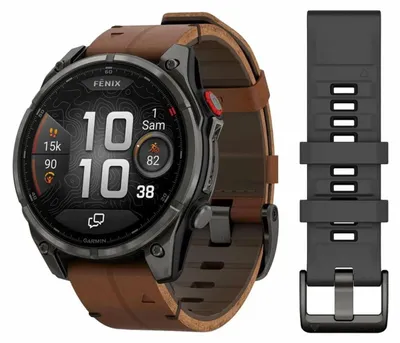 Obrázek produktu pro Garmin Fenix 8 Pro, 47 mm, safírové sklo, Amoled displej, barva: karbonově šedá, pouzdro z DLC titanu