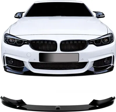 Produktbild von Front Spoiler Ansatz Lippe schwarz glänzend passend für BMW 4er F32 F33 F36