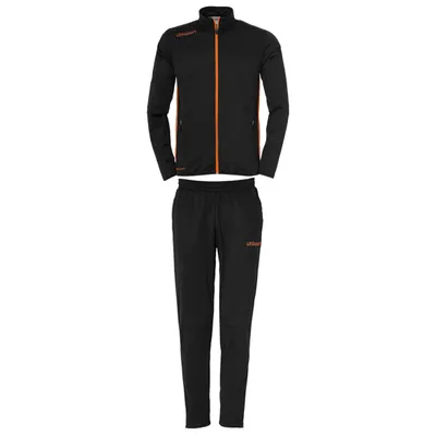 Produktbild von uhlsport Essential Classic Trainingsanzug schwarz/fluo orange S